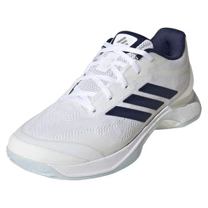 Women's Avacourt 3 Tennis Shoes Core White and Dark Blue,Footwear,Adidas,Core White/Dark Blue,5,Tennis Express,JS1942-S26-y