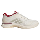 Women's Avacourt 3 Tennis Shoes Chalk White and Ice Gold Metallic-Footwear-Adidas-JS2560_1-Tennis Express