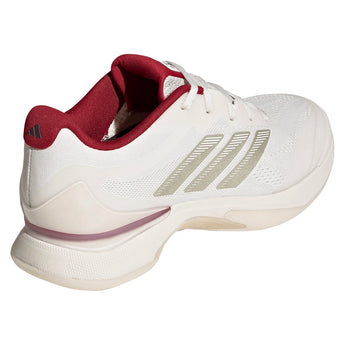 Women's Avacourt 3 Tennis Shoes Chalk White and Ice Gold Metallic-Footwear-Adidas-JS2560_7-Tennis Express