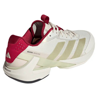 Men's Adizero Ubersonic 5 Tennis Shoes Chalk White and Ice Gold Metallic-Footwear-Adidas-JS2562-S26-4-Tennis Express