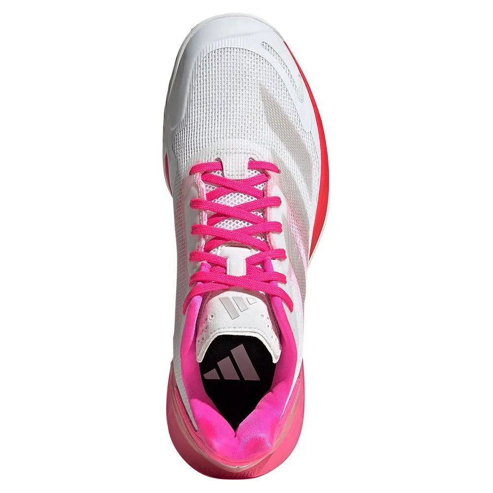 (取寄) アディダス レディース ディファイアント スピード 2 adidas women Defiant Speed 2 Lucid Red/Zero llic/Lucid Pink Women's Defiant Speed 2 Tennis Shoes White and Lucid Pink – Tennis
