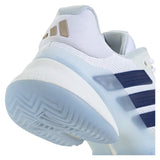 Women's Barricade 14 Tennis Shoes Core White and Dark Blue,Footwear,Adidas,,,Tennis Express,JS4112-S26-7