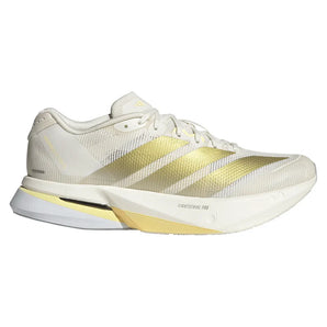 Women's Adizero Boston 13 Running Shoes Chalk White and Metallic Gold,Footwear,Adidas,,,Tennis Express,JS4952-F25-1
