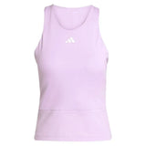 Women's CLIMACOOL Mid Length Y Tennis Tank Powder Plum-Apparel-Adidas-JW2991_1-Tennis Express