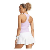 Women's CLIMACOOL Mid Length Y Tennis Tank Powder Plum-Apparel-Adidas-JW2991_3-Tennis Express