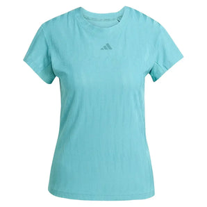 Women's Freelift CLIMACOOL Tennis Top Powder Teal-Apparel-Adidas-JW3000_1-Tennis Express