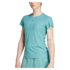 Women's Freelift CLIMACOOL Tennis Top Powder Teal-Apparel-Adidas-JW3000_4-Tennis Express