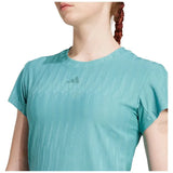 Women's Freelift CLIMACOOL Tennis Top Powder Teal-Apparel-Adidas-JW3000_8-Tennis Express