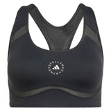 Women's Stella McCartney Power Impact Medium Support Training Bra Black-Apparel-Adidas-JW4539-F25-1-Tennis Express