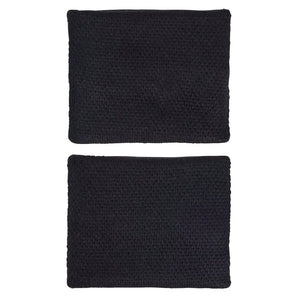 Y-3 Tennis Wristbands S Black and Orbit Grey-Accessories-Adidas-JW6135-H25-2-Tennis Express