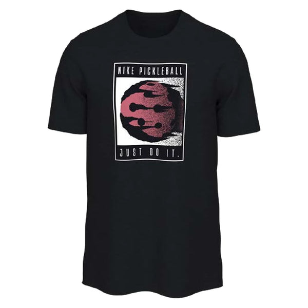 Men's Asbury Short Sleeve Pickleball Crew Tee, Nike, 010 Black, Tennis Express, JW7556-H26-010-BLACK-1