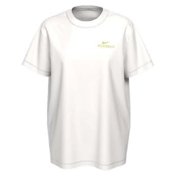 Juniors Sportswear Asbury 2 Short Sleeve Pickleball Crew, Nike, 100 White, Tennis Express, JW7563-H26-100-WHITE-1