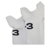 Y-3 Tennis Low Socks Orbit Grey and Black-Socks-Adidas-JW8539-H25-3-Tennis Express