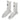 Y-3 Tennis Crew Socks Orbit Grey and Black-Socks-Adidas-JW8552-H25-2-Tennis Express