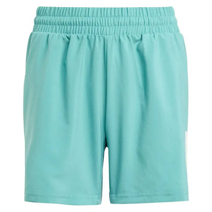 Boys' Club 3-Stripe Tennis Short Powder Teal-Apparel-Adidas-JX8208_1-Tennis Express