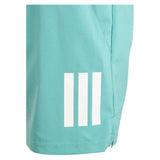 Boys' Club 3-Stripe Tennis Short Powder Teal-Apparel-Adidas-JX8208_6-Tennis Express