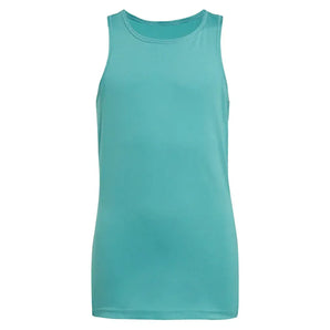 Girls' Club Tennis Tank Powder Teal-Apparel-Adidas-JY1882_1-Tennis Express