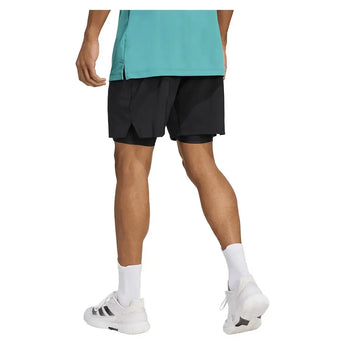 Men's Club 2in1 7 Inch Tennis Short Black-Apparel-Adidas-JY2959_3-Tennis Express