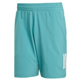 Men's Club 3 Stripes 9 Inch Tennis Short Powder Teal-Apparel-Adidas-JY3010_1_5a3acda1-7c19-4a29-8b4f-f4bf8197cd99-Tennis Express
