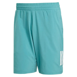 Men's Club 3 Stripes 9 Inch Tennis Short Powder Teal-Apparel-Adidas-JY3010_1_5a3acda1-7c19-4a29-8b4f-f4bf8197cd99-Tennis Express