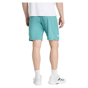 Men's Club 3 Stripes 7 Inch Tennis Short Powder Teal-Apparel-Adidas-JY3010_5-Tennis Express