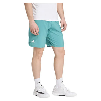Men's Club 3 Stripes 7 Inch Tennis Short Powder Teal-Apparel-Adidas-JY3010_6-Tennis Express