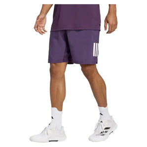 Men's Club 3 Stripes 7 Inch Tennis Short Aurora Plum-Apparel-Adidas-JY3011_4_654ef8b7-361f-4089-b726-873f3d27fec5-Tennis Express