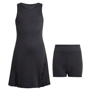 Girls' Club Tennis Dress Black-Apparel-Adidas-JY4150_2-Tennis Express