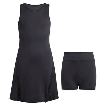 Girls' Club Tennis Dress Black-Apparel-Adidas-JY4150_2-Tennis Express