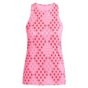 Women's Club Graphic Tennis Tank Lucid Pink and Better Scarlet-Apparel-Adidas-JY5131_1-Tennis Express