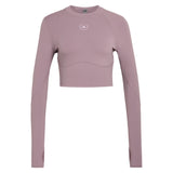 Women's Stella McCartney True Purpose Long Sleeve Training Top Legacy Purple-Apparel-Adidas-JY8142_1-Tennis Express