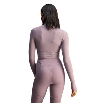 Women's Stella McCartney True Purpose Long Sleeve Training Top Legacy Purple-Apparel-Adidas-JY8142_3-Tennis Express