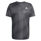 Men's Club Graphic Tennis Tee Black-Apparel-Adidas-JY9590-S26-1-Tennis Express