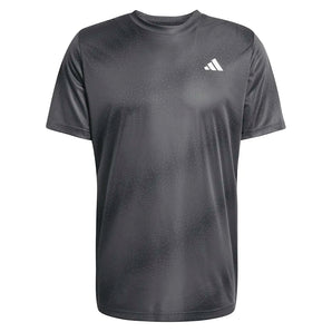 Men's Club Graphic Tennis Tee Black-Apparel-Adidas-JY9590-S26-1-Tennis Express