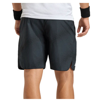 Men's Club Graphic 9 Inch Tennis Shorts Carbon-Apparel-Adidas-JY9592-4-Tennis Express
