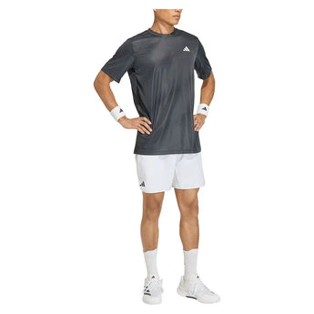 Men's Club Graphic 7 Inch Tennis Shorts White-Apparel-Adidas-JY9593-5-Tennis Express