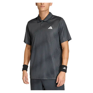 Men's Club Graphic Tennis Polo Carbon-Apparel-Adidas-JY9596-S26-3-Tennis Express