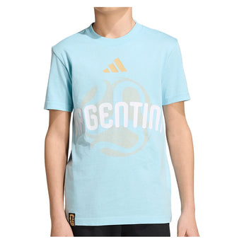 Juniors' Argentina World Cup 2026 Soccer Tee Ice Blue,Apparel,Adidas,,,Tennis Express,JZ8865-6