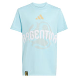 Juniors' Argentina World Cup 2026 Soccer Tee Ice Blue,Apparel,Adidas,Ice Blue,XS,Tennis Express,JZ8865