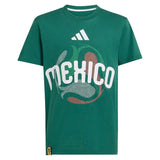 Juniors' Mexico World Cup 2026 Soccer Tee Dark Green,Apparel,Adidas,Dark Green,XS,Tennis Express,JZ8866
