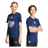 Juniors' USA World Cup 2026 OLP Soccer Tee Tena Blue,Apparel,Adidas,,,Tennis Express,JZ8881_6