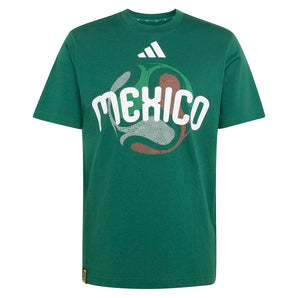 Men's Mexico World Cup 2026 Soccer Tee Dark Green,Apparel,Adidas,Dark Green,XS,Tennis Express,JZ8916