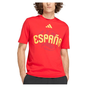 Men's Spain World Cup 2026 OLP Soccer Tee Vivid Red,Apparel,Adidas,,,Tennis Express,JZ8920-2