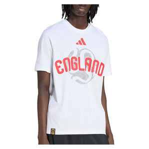 Men's England OLP Soccer Tee White,Apparel,Adidas,,,Tennis Express,JZ8926-1