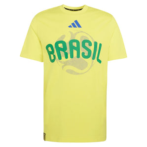 Men's Brazil World Cup 2026 OLP Soccer Tee Bright Yellow,Apparel,Adidas,Bright Yellow,XS,Tennis Express,JZ8926