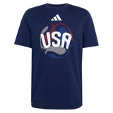 Men's USA World Cup 2026 OLP Soccer Tee Tena Blue,Apparel,Adidas,Tena Blue,XS,Tennis Express,JZ8930