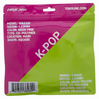 K-Pop Hybrid 17g Tennis String-Strings-Toroline-K-POPHBSET01copy-1-[Sku]-Tennis Express