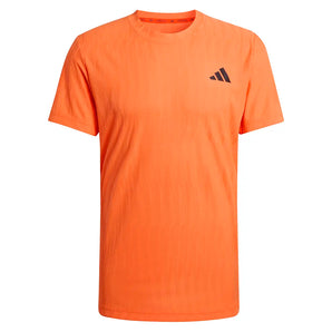 Men's Freelift Tennis Tee Pure Orange-Apparel-Adidas-KA5891-S26-1-Tennis Express