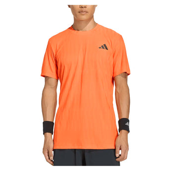 Men's Freelift Tennis Tee Pure Orange-Apparel-Adidas-KA5891-S26-3-Tennis Express