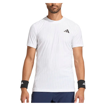 Men's Freelift Tennis Tee White-Apparel-Adidas-KA5894-S26-3-Tennis Express